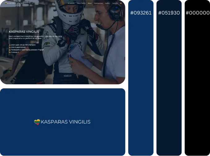 Kasparas - atlitki darbas informacinės svetainės